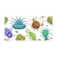 Dangerous Streptococcus Lactobacillus Staphylococcus Others Microbes Cartoon Style Vector Seamless P Yoga Headband