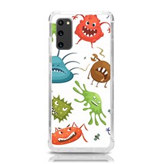 Dangerous Streptococcus Lactobacillus Staphylococcus Others Microbes Cartoon Style Vector Seamless P Samsung Galaxy S20 6.2 Inch TPU UV Case