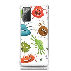 Dangerous Streptococcus Lactobacillus Staphylococcus Others Microbes Cartoon Style Vector Seamless P Samsung Galaxy Note 20 TPU UV Case