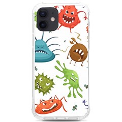 Dangerous Streptococcus Lactobacillus Staphylococcus Others Microbes Cartoon Style Vector Seamless P Iphone 12/12 Pro Tpu Uv Print Case by Ravend