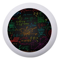 Mathematical Colorful Formulas Drawn By Hand Black Chalkboard Dento Box With Mirror by Ravend