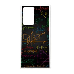 Mathematical Colorful Formulas Drawn By Hand Black Chalkboard Samsung Galaxy Note 20 Ultra Tpu Uv Case by Ravend