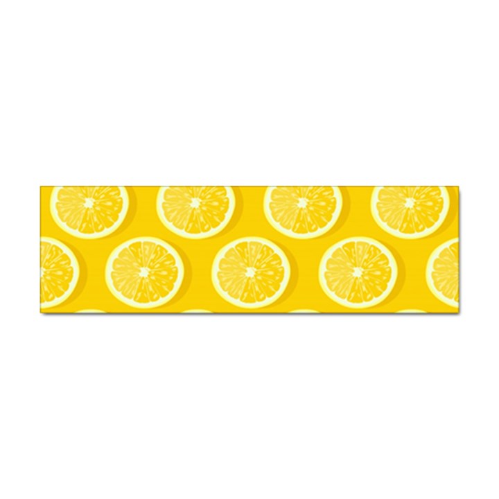 Lemon Fruits Slice Seamless Pattern Sticker Bumper (100 pack)