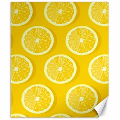 Lemon Fruits Slice Seamless Pattern Canvas 20  X 24  by Ravend