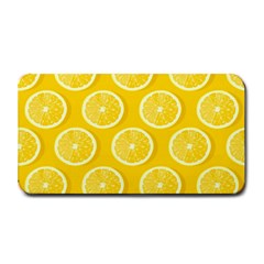 Lemon Fruits Slice Seamless Pattern Medium Bar Mat by Ravend