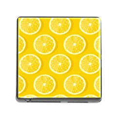 Lemon Fruits Slice Seamless Pattern Memory Card Reader (square 5 Slot) by Ravend