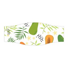 Seamless Tropical Pattern With Papaya Stretchable Headband by Ravend