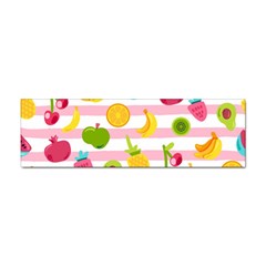 Tropical Fruits Berries Seamless Pattern Sticker (bumper) by Ravend