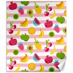 Tropical Fruits Berries Seamless Pattern Canvas 20  x 24  19.57 x23.15  Canvas - 1