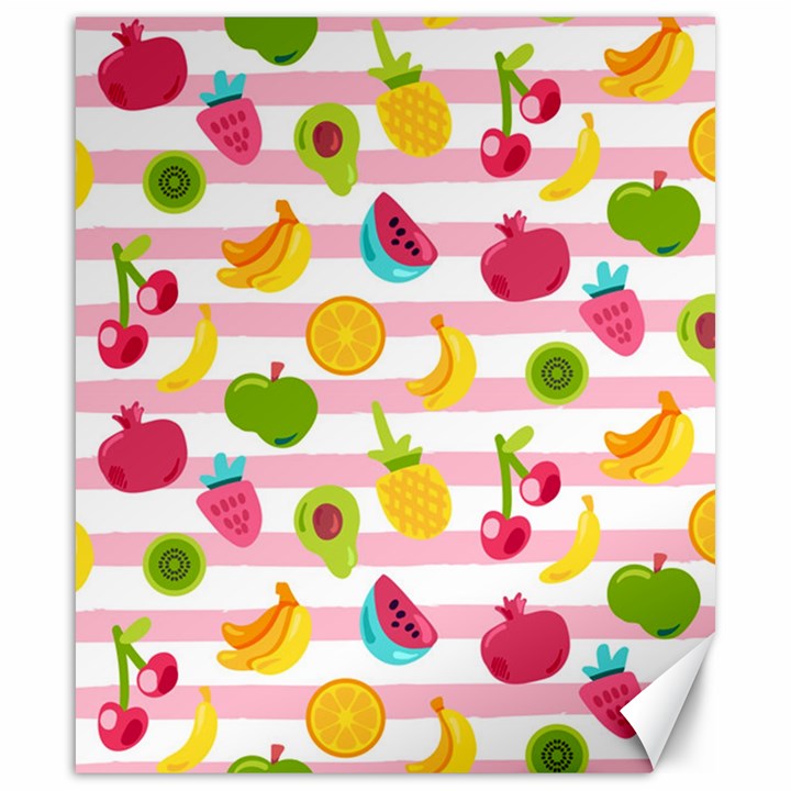 Tropical Fruits Berries Seamless Pattern Canvas 20  x 24 