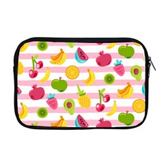 Tropical Fruits Berries Seamless Pattern Apple Macbook Pro 17  Zipper Case by Ravend