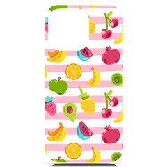 Tropical Fruits Berries Seamless Pattern Iphone 14 Pro Max Black Uv Print Case by Ravend