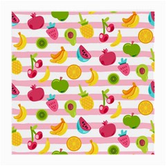 Tropical Fruits Berries Seamless Pattern Medium Glasses Cloth (2 Sides) by Ravend