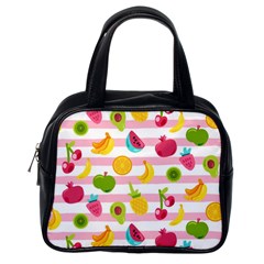 Tropical Fruits Berries Seamless Pattern Classic Handbag (one Side) by Ravend