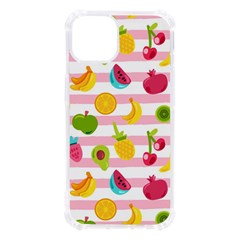 Tropical Fruits Berries Seamless Pattern Iphone 13 Tpu Uv Print Case by Ravend