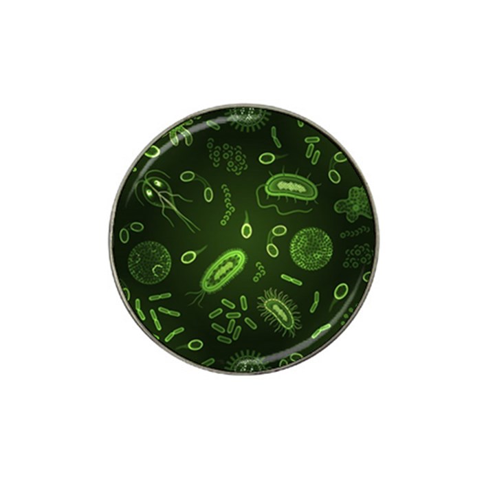 Bacteria Virus Seamless Pattern Inversion Hat Clip Ball Marker