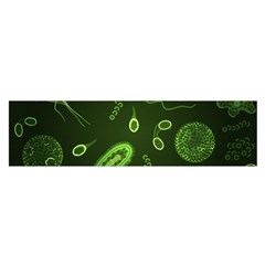 Bacteria Virus Seamless Pattern Inversion Oblong Satin Scarf (16  X 60 ) by Ravend