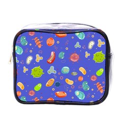 Virus Seamless Pattern Mini Toiletries Bag (one Side)