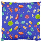 Virus Seamless Pattern Large Cushion Case (Two Sides) Front