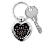 Photo Chartres Notre Dame Key Chain (Heart) Front