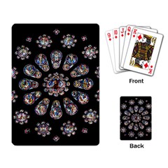 Photo Chartres Notre Dame Playing Cards Single Design (rectangle) by Bedest