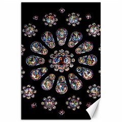 Photo Chartres Notre Dame Canvas 20  X 30  by Bedest