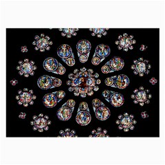 Photo Chartres Notre Dame Large Glasses Cloth (2 Sides) by Bedest