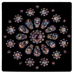 Photo Chartres Notre Dame Uv Print Square Tile Coaster  by Bedest