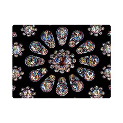 Photo Chartres Notre Dame Premium Plush Fleece Blanket (mini) by Bedest