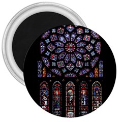 Photos Chartres Rosette Cathedral 3  Magnets by Bedest