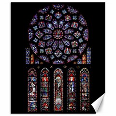 Photos Chartres Rosette Cathedral Canvas 20  X 24  by Bedest