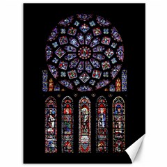 Photos Chartres Rosette Cathedral Canvas 36  X 48  by Bedest