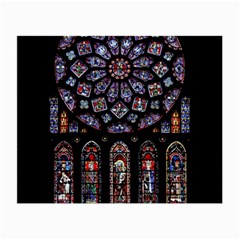 Photos Chartres Rosette Cathedral Small Glasses Cloth (2 Sides) by Bedest