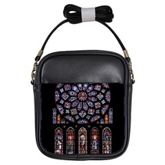 Photos Chartres Rosette Cathedral Girls Sling Bag by Bedest