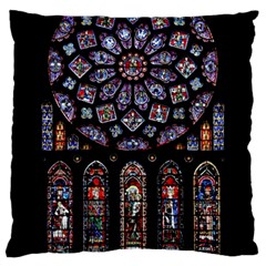 Photos Chartres Rosette Cathedral Large Cushion Case (one Side) by Bedest