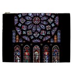 Photos Chartres Rosette Cathedral Cosmetic Bag (XXL) Front