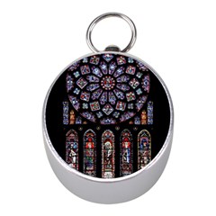 Photos Chartres Rosette Cathedral Mini Silver Compasses by Bedest