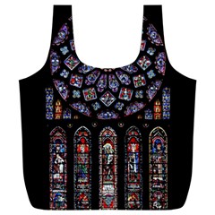 Photos Chartres Rosette Cathedral Full Print Recycle Bag (xxl)