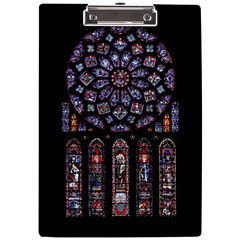 Photos Chartres Rosette Cathedral A4 Acrylic Clipboard by Bedest