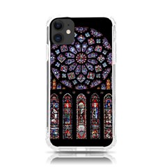 Photos Chartres Rosette Cathedral Iphone 11 Tpu Uv Print Case by Bedest