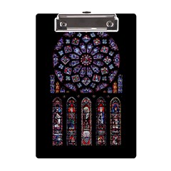 Photos Chartres Rosette Cathedral A5 Acrylic Clipboard by Bedest