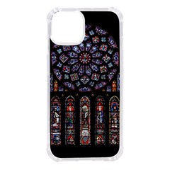 Photos Chartres Rosette Cathedral Iphone 14 Tpu Uv Print Case by Bedest