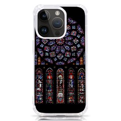 Photos Chartres Rosette Cathedral Iphone 14 Pro Tpu Uv Print Case by Bedest