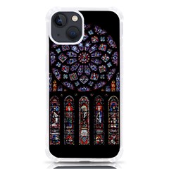 Photos Chartres Rosette Cathedral Iphone 13 Tpu Uv Print Case by Bedest