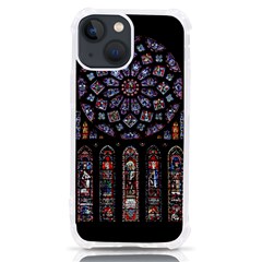 Photos Chartres Rosette Cathedral Iphone 13 Mini Tpu Uv Print Case by Bedest