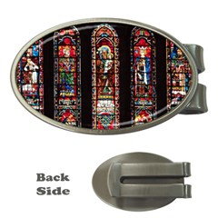 Photos Chartres Notre Dame Money Clips (oval)  by Bedest