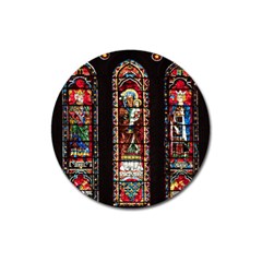 Photos Chartres Notre Dame Magnet 3  (round) by Bedest