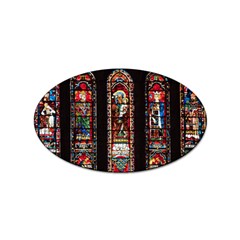 Photos Chartres Notre Dame Sticker Oval (10 Pack) by Bedest