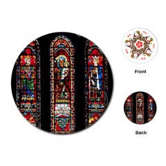 Photos Chartres Notre Dame Playing Cards Single Design (round) by Bedest