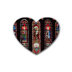 Photos Chartres Notre Dame Rubber Coaster (heart) by Bedest